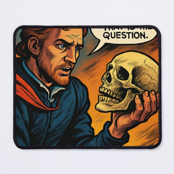 Item preview, Hamlet, skull | Comics stylCartoone - designed and sold by ComicsFactory.
