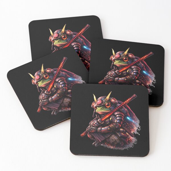 Item preview, cybernetic frog warrior samurai designed and sold by FroggyOnly.