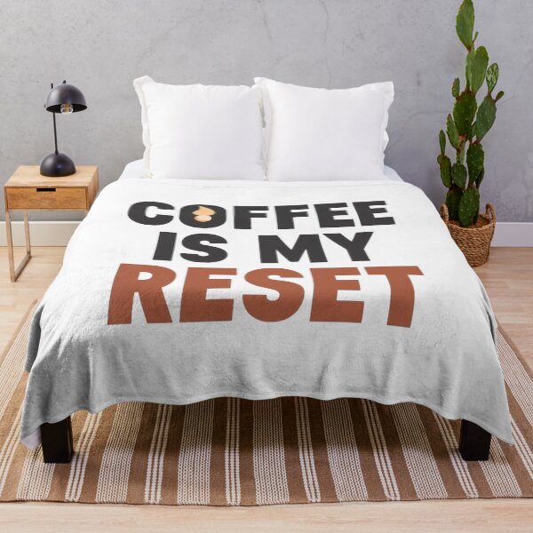 Item preview, Coffee Is My Daily Reset Button designed and sold by Katzpy.