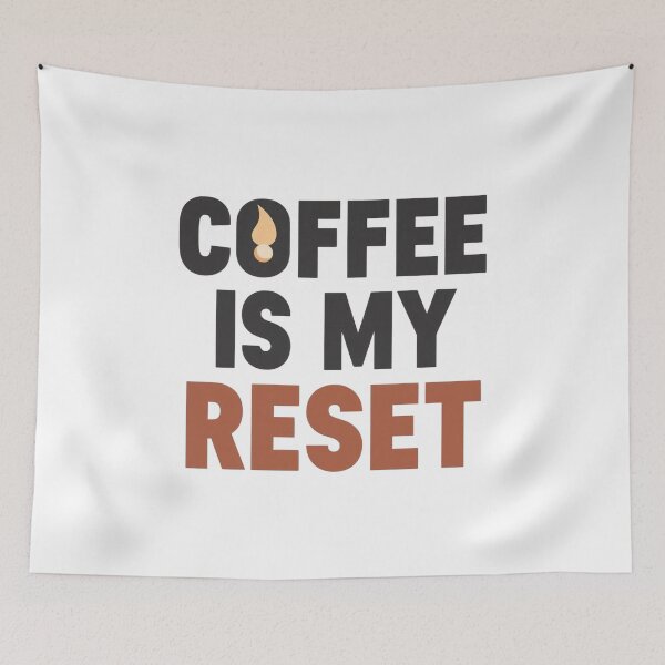 Item preview, Coffee Is My Daily Reset Button designed and sold by Katzpy.