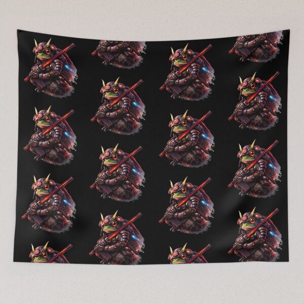 Item preview, cybernetic frog warrior samurai designed and sold by FroggyOnly.