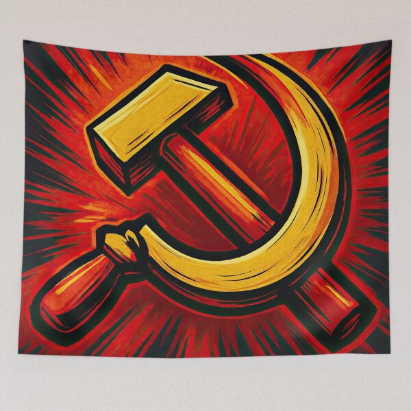 Item preview, Hammer and sickle | Comics stylCartoone -  designed and sold by ComicsFactory.