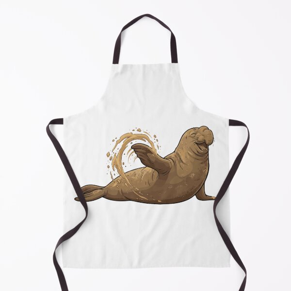 Item preview, Sand Spa Day Funny Elephant Seal designed and sold by Petzzz.