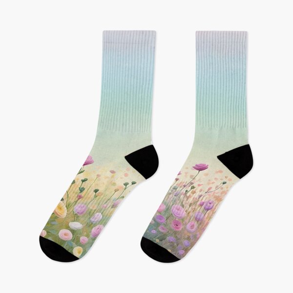 Item preview, Colorful Vibrant Blooming Meadow Flowers designed and sold by Prints and Lifestyle.