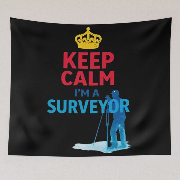 Item preview, Keep Calm I’m A Surveyor Quote Design designed and sold by Virelo.