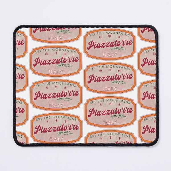 Item preview, Piazzatorre, Italy, Lombardia, Ski, textured skiing badge designed and sold by Wanderful-roads.