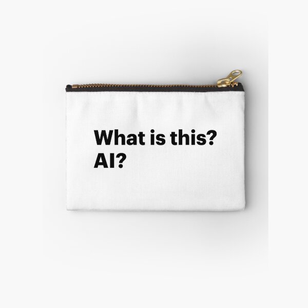Item preview, What is this? AI? (Black text) designed and sold by STUDIO-72.