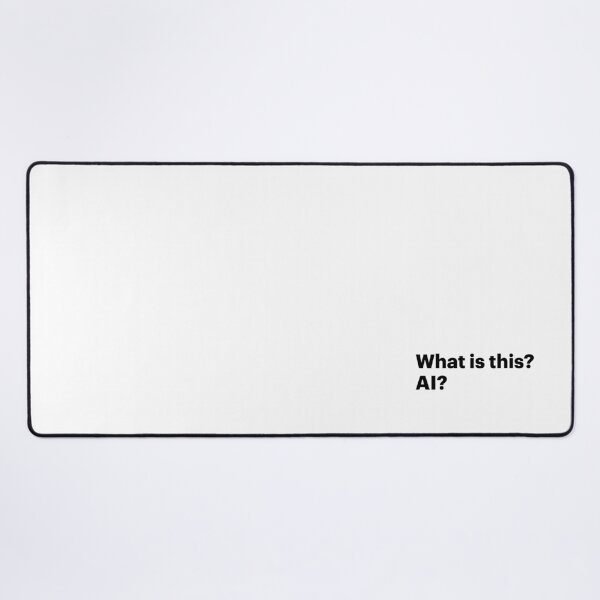 Item preview, What is this? AI? (Black text) designed and sold by STUDIO-72.