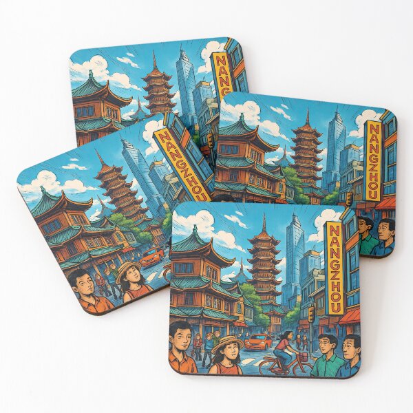 Item preview, Hangzhou, city | Comics stylCartoone -  designed and sold by ComicsFactory.