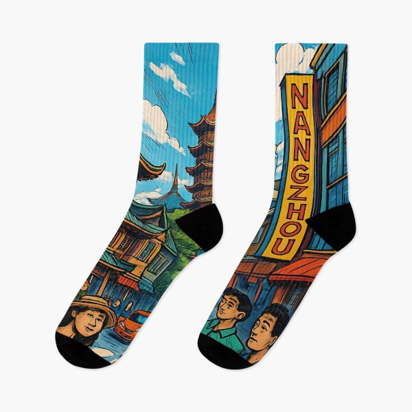 Item preview, Hangzhou, city | Comics stylCartoone -  designed and sold by ComicsFactory.