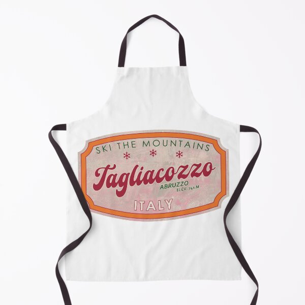 Item preview, Tagliacozzo, Italy, Abruzzo, Ski, textured skiing badge designed and sold by Wanderful-roads.