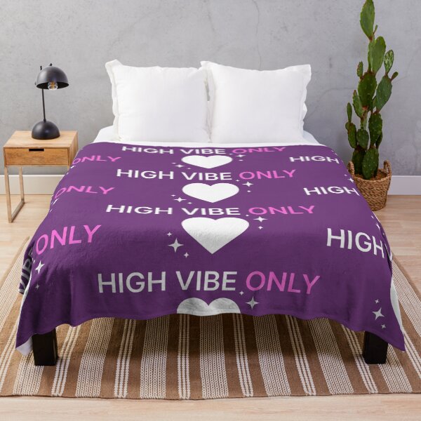 Aperçu de l'œuvre Cœur scintillant dégradé High Vibe Only Art créée et vendue par SplashTastic.