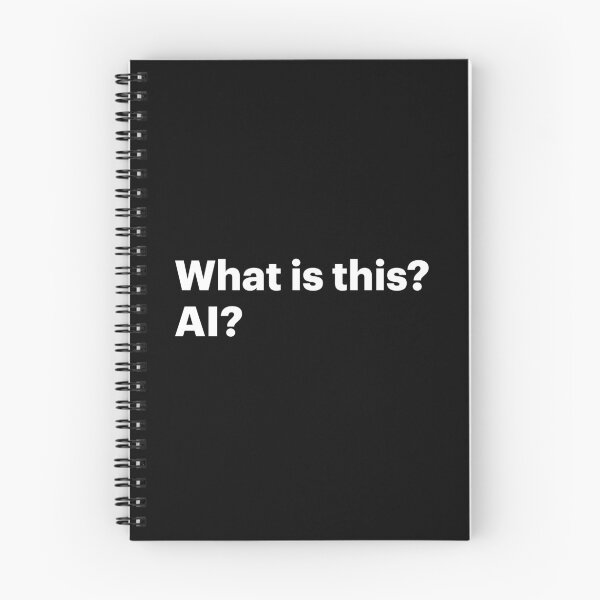 Item preview, What is this? AI? (White text) designed and sold by STUDIO-72.
