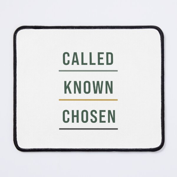 Item preview, Called • Known • Chosen – Minimal Christian Faith Typography Design designed and sold by DVever7.