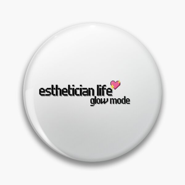 Item preview, Esthetician Life Glow Mode Pixel Sticker designed and sold by Yazglow.