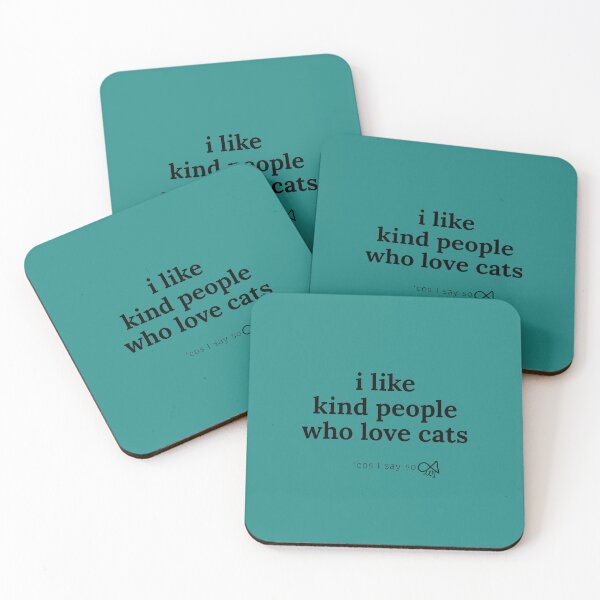 Item preview, LaMaisonOfMY MY I LIKE KIND PEOPLE 'COS I SAY SO COLLECTION  NO.3 GREENB FOR CAT LOVERS designed and sold by LaMaisonOfMY.