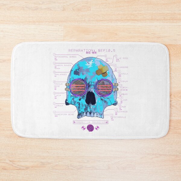 Item preview, Blue skeleton  designed and sold by m-yoga-store.