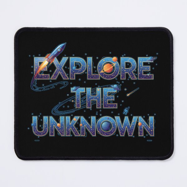 Item preview, EXPLORE THE UNKNOWN space travel space race is on space lover mission to moon mars mission designed and sold by Jt41.