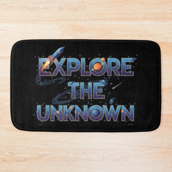 Item preview, EXPLORE THE UNKNOWN space travel space race is on space lover mission to moon mars mission designed and sold by Jt41.