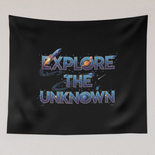 Item preview, EXPLORE THE UNKNOWN space travel space race is on space lover mission to moon mars mission designed and sold by Jt41.