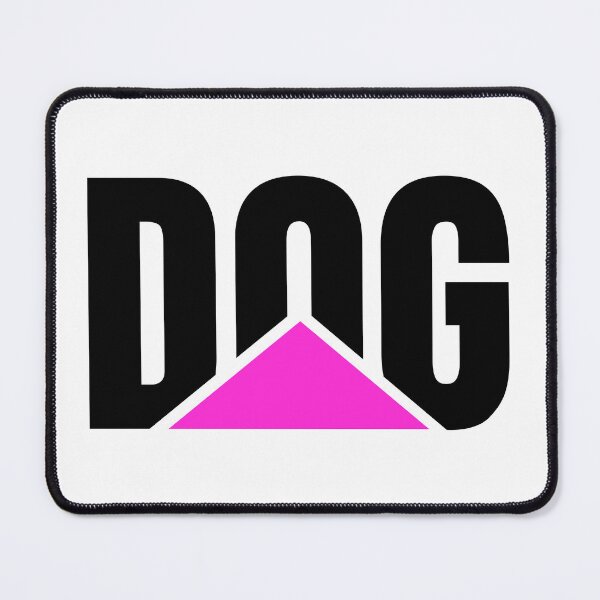 Item preview, Pink DOG logo on white designed and sold by JRDoesDesign-82.