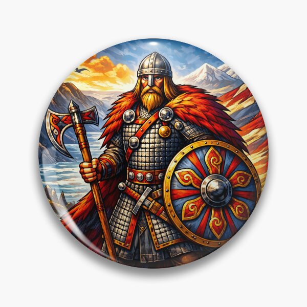 Item preview, Halfdan Ragnarsson – Viking Warrior Art designed and sold by EASNFTCOL.