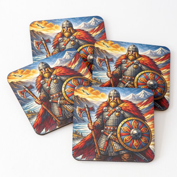 Item preview, Halfdan Ragnarsson – Viking Warrior Art designed and sold by EASNFTCOL.