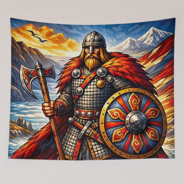 Item preview, Halfdan Ragnarsson – Viking Warrior Art designed and sold by EASNFTCOL.