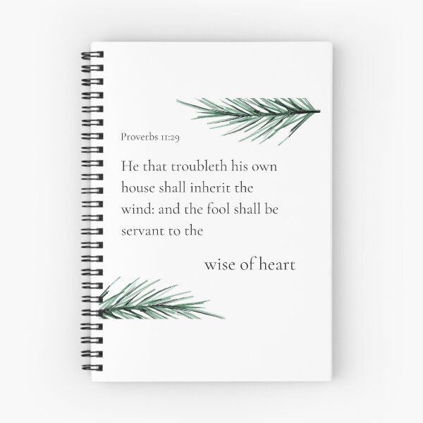 Item preview, Proverbs 11:29 designed and sold by Undonemadenew.