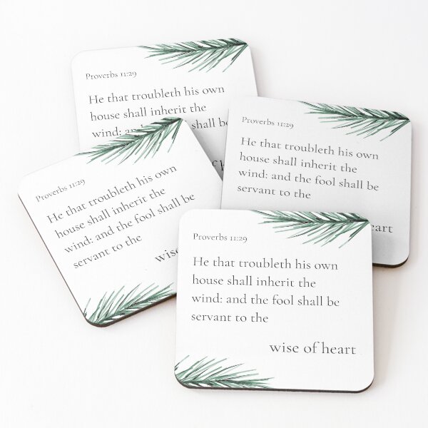 Item preview, Proverbs 11:29 designed and sold by Undonemadenew.