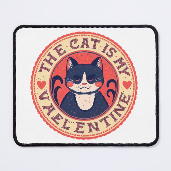 Item preview, My Cat Is My Valentine – Funny Cat Lover Valentine’s Day Shirt designed and sold by Lamagift.