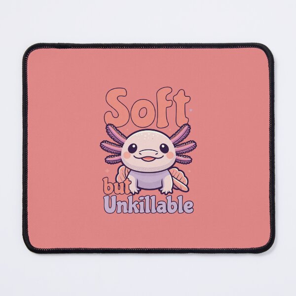 Item preview, Axolotl Soft But Unkillable Feminist International Womens Day Pink designed and sold by GrumpySableye.