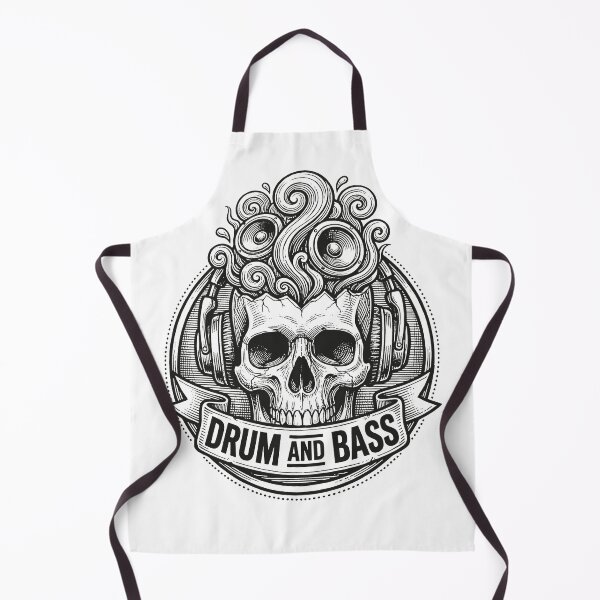 Item preview, Drum and Bass Skull Emblem designed and sold by JaaGo PopLab.
