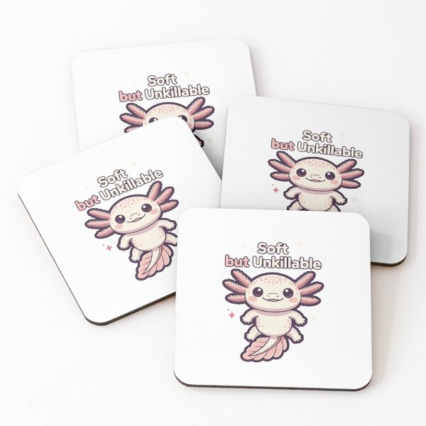 Item preview, Soft But Unkillable Axolotl Cute International Womens Day Empowerment designed and sold by GrumpySableye.