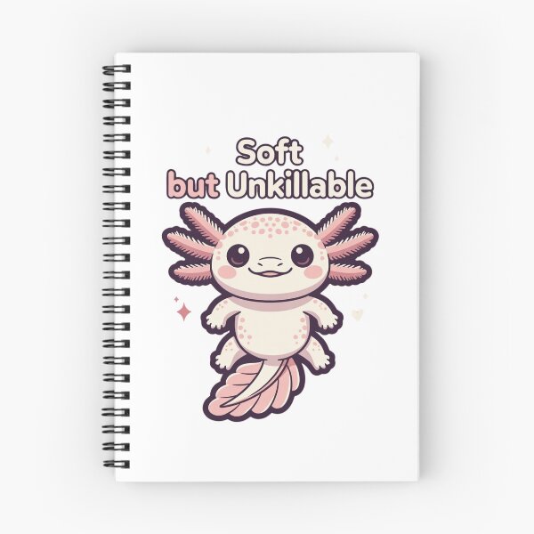 Item preview, Soft But Unkillable Axolotl Cute International Womens Day Empowerment designed and sold by GrumpySableye.