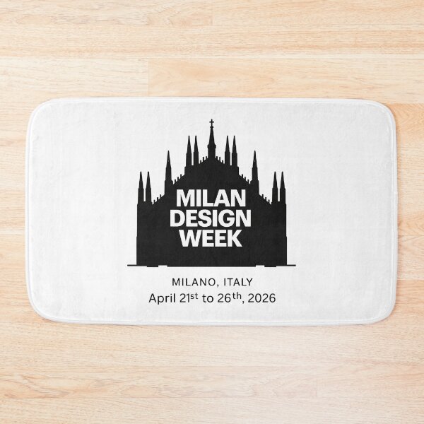 Item preview, Iconic Milan Design Week Art – Minimal Duomo Aesthetic Black & White Print designed and sold by bisha.