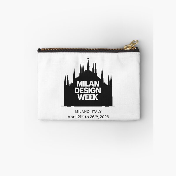 Item preview, Iconic Milan Design Week Art – Minimal Duomo Aesthetic Black & White Print designed and sold by bisha.