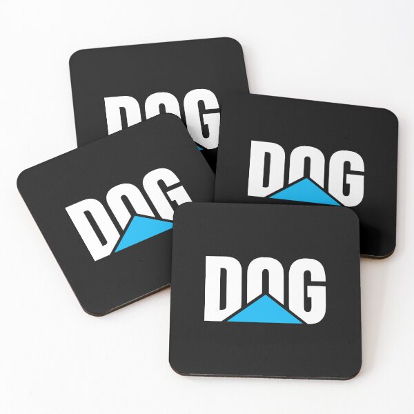 Item preview, Blue DOG logo on black designed and sold by JRDoesDesign-82.