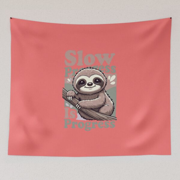 Item preview, Sloth Slow Progress Is Progress Feminist International Womens Day Gift designed and sold by GrumpySableye.