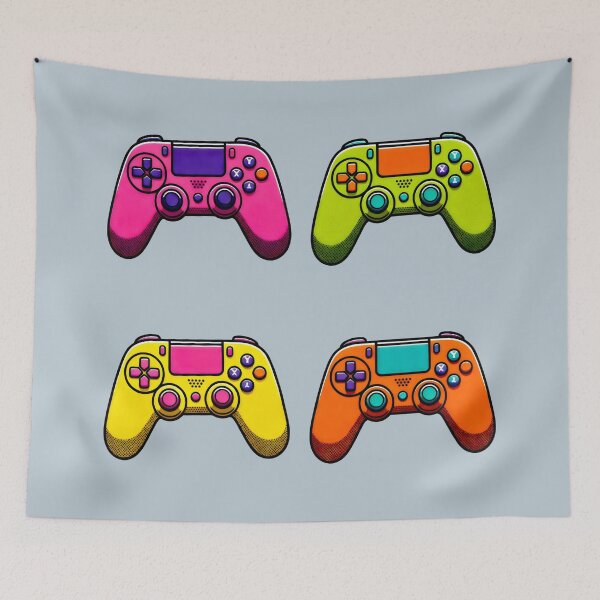 Item preview, Retro Pop Art Gaming Controllers designed and sold by SplashTastic.