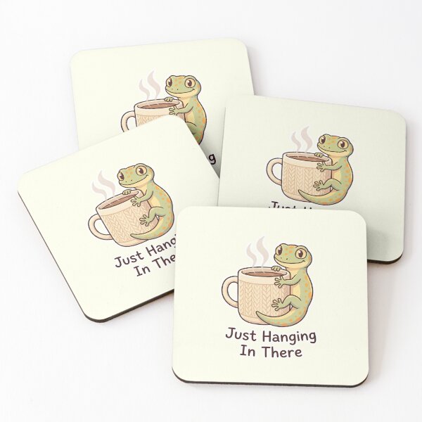 Item preview, Cute Gecko on Coffee Mug – Morning Motivation Illustration designed and sold by Nice Vibes Prints.