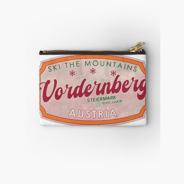 Item preview, Vordernberg, Austria, Steiermark, Ski, textured skiing badge designed and sold by Wanderful-roads.