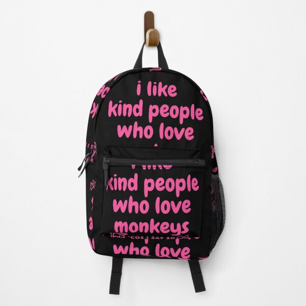 Item preview, LaMaisonOfMY MY I LIKE KIND PEOPLE 'COS I SAY SO COLLECTION NO.6a PINK FOR MONKEY LOVERS designed and sold by LaMaisonOfMY.