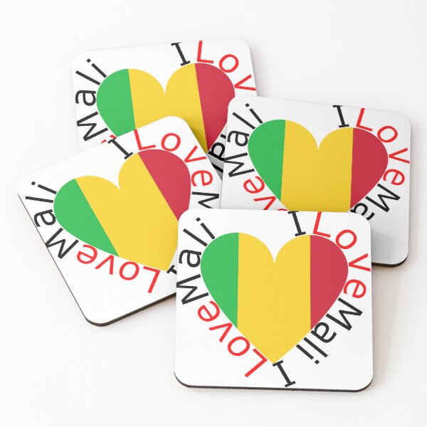 Item preview, I Love Mali  Heart designed and sold by TheIconSmith.