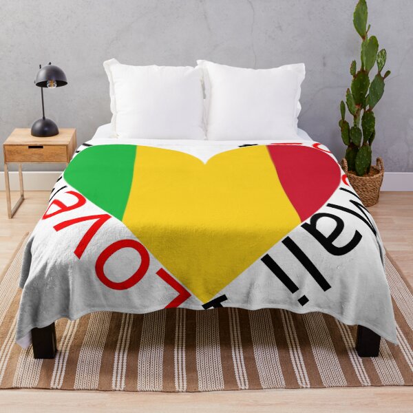 Item preview, I Love Mali Heart designed and sold by TheIconSmith.