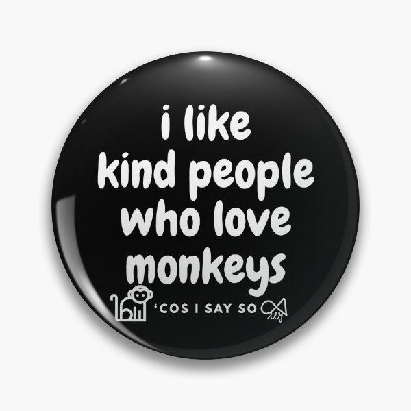 Item preview, LaMaisonOfMY MY I LIKE KIND PEOPLE 'COS I SAY SO COLLECTION  NO.6a WHITET FOR MONKEY LOVERS designed and sold by LaMaisonOfMY.