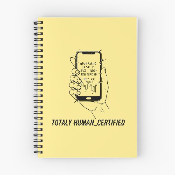 Item preview, Totally Human Certified Tech Glitch designed and sold by SplashTastic.