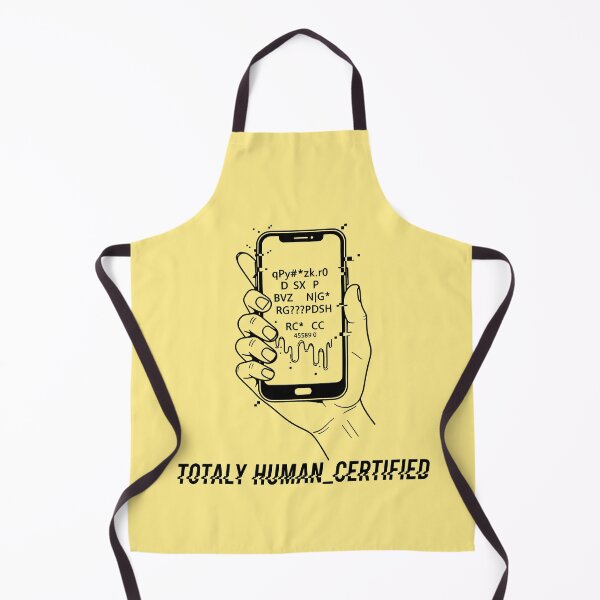 Item preview, Totally Human Certified Tech Glitch designed and sold by SplashTastic.