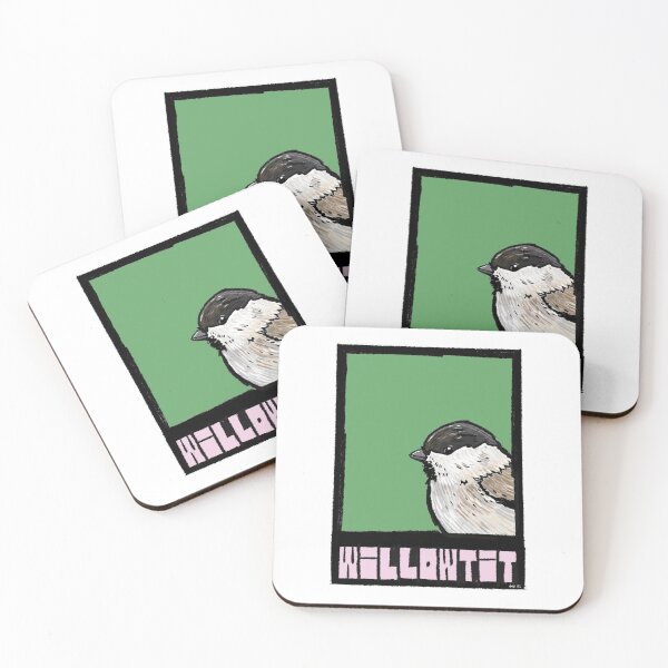 Item preview, Willow Tit - Wall Art Print – Bold Modern British Bird Illustration for Contemporary Home Decor designed and sold by GWARTGB.