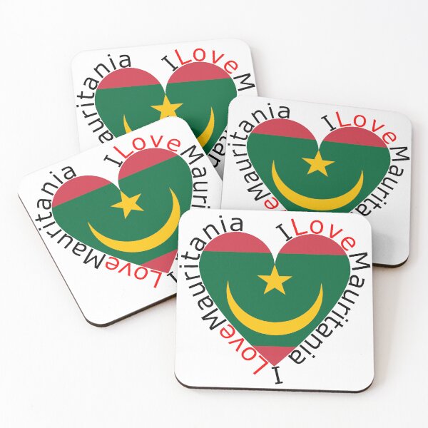 Item preview, I Love Mauritania  Heart designed and sold by TheIconSmith.